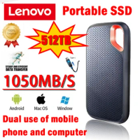 Lenovo Original 512TB Hard Disk Mobile SSD 1TB 2TB 256TB USB 3.2 HD External Hard for Laptop PS5 Mobile Hard Disk HDD Storage