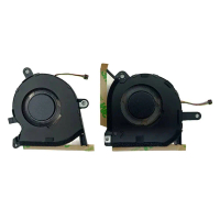 Laptop CPU Fan พัดลมซีพียูและจีพียูสำหรับแล็ปท็อปเกมเมอร์ ASUS Gv301 ROG Flow Gv301r Gv301q 2-In-1 ร