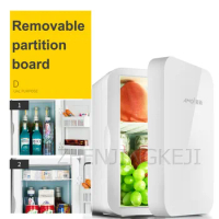 6L Small Refrigerator Fridge Single Door Refrigeration Home Use Vehicle Household Quick Cooling Tools Frozen Home Appliances