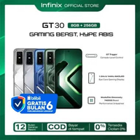 Infinix GT 30 5G 8/256GB - Up to 16GB Extended RAM - Dimensity 7400 5G - 6.78" Amoled+ 144Hz - 64MP 
