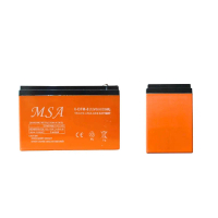 BATTERY 8AH MSA OREN ( aki baterai batre accu pompa sprayer elektrik 12v 8ah msa orange / ups bergar
