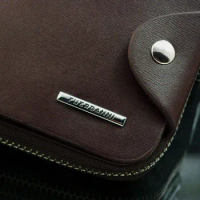 Purse Leather Billfold Card Handbag Mens Holder Zip Clutch Wallet