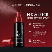AB - OMG Oh My Glam Fix & Lock Matte Setting Spray [60ml]/ Setting Spray Matte Pengunci Makeup Face 