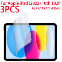3 Packs PE Soft Film Screen Protector For Apple iPad 10th Gen 10.9 inch 2022 A2757 A2777 A2696 For iPad 10th Protective Film