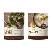 【韓味不二】韓國 即食經典湯包300g x1包(濃郁牛骨高湯/牛肉海帶湯)