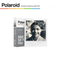 Polaroid 寶麗來 SX-70 黑白色白框相紙 (D7F2)