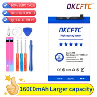 OKCFTC Original 16000mAh 3.85V High Capacity Replacement For Oukitel K10 Mobile Phone Battery for Oukitel K10 Phone with Tools