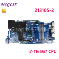 213105-2 i7-1165G7 CPU notebook Mainboard For DELL LATITUDE 3420 Laptop Motherboard Used