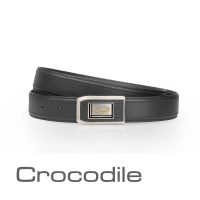 【Crocodile】Crocodile 鱷魚皮件 真皮打洞皮帶 0101-7019(進口牛皮)
