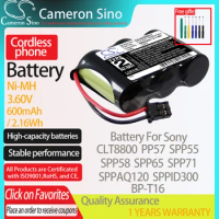 CameronSino Battery for Sony CLT8800 SPP55 PP57 SPP58 SPP65 SPPAQ120 SPPID300 fits Panasonic HHR-P301 Cordless phone Battery