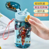 【Qhot】 Marvel Spiderman Children's Outdoor Portable Creative Cartoon Animation Peripheral Anti-Drop 