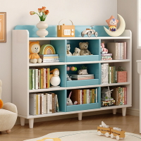 【免運】美雅閣| 實木書架落地兒童閱讀區置物架學生書本家用儲物玩具收納架矮書櫃