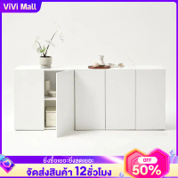 [COD] Multi-Tiered Storage Cabinet with Tall Legs, Large Storage Box. Dining Table Side Cabinet for 