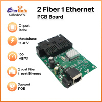 [Support POE]konverter Fiber optik 2FO1ETH/2F1E PCB ONLY Tanpa Adaptor