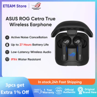 Original ASUS ROG Cetra True Wireless Gaming Headphone ANC Noise Canceling Bluetooth Earphone for ROG Phone 5 5S Pro ROG 6 Pro