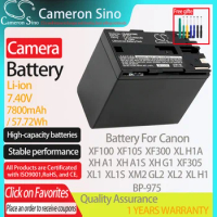 CameronSino Battery for Canon XF100 XF105 XF300 XF305 GL2 XH A1 XH A1S XH G1 XL2 XL H1A XL H1 fits Canon BP-975 camera battery