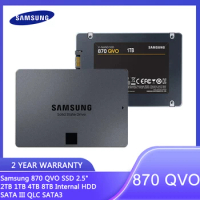 SAMSUNG SSD 870 QVO SATA 2.5 SSD Hard Drive HDD 8TB SSD 1TB Internal Solid State Drive 2TB 4TB Hard Disk Max 560Mbs HDD For PC