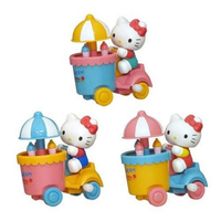 【震撼精品百貨】凱蒂貓_Hello Kitty~三麗鷗 KITTY 冰淇淋玩具發條車(紅/藍/綠)#09695