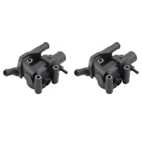 2X Car Thermostat Housing Water Outlet For Ford Focus Escape 2000-2004 2.0L YS4Z-8592-BD 6X54G9K47880
