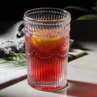 Loveyalty Gelas Cangkir Sunflower Glass Cup 360 ml - YJ09 - Transparent