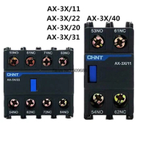 AC CHNT AX-3X/11 AX-3X/22 AX-3X/20 AX-3X/31 Contactor Auxiliary Contact blocks Used for NXC Contactor F4 Upgraded Version CHINT
