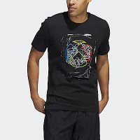 Adidas DON X XBOX SS T [HE4904] 男 短袖上衣 T恤 運動 籃球 米契爾 聯名 亞洲版 黑