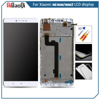 For 6.44" Xiaomi Mi Max 2 LCD screen display+touch panel digitizer with frame for mi max lcd display