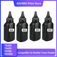 80G Black TN760 TN2450 TN2445 TN2420 TN2480 TN2421 Toner Powder For Brother HL-L2310 HL-L2350DN HL-L2370DN HL-L2375DW HL-L2395DW