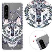 【KnowStar】SONY 系列 奧地利彩鑽防摔手機殼-狼嚎(Xperia5II/Xperia10III/Xperia1III/10II/XZ3)
