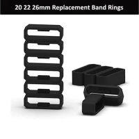 silicone band keeper for Garmin Fenix7 7X 6X 6 5x 5 5S 6S 7S strap rubber loop Forerunner 935/645 Watch buckle accessories
