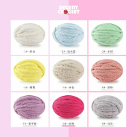 Decent Crochet - Benang Rajut Chenille Jumbo/ Benang Rajut Handuk Jumbo