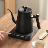 1000ml Gooseneck Electric Kettle Hand Brewing Coffee Pot Smart Temperature Control Teapot Slender Mouth Pot Boil Water Jug 220V