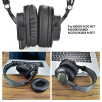 Soft and Durable Ear Pads Cushions For Audio Technica ATH M50X M50XBT M50RD M40X M30X M20 X MSR7 Earphone Earpads