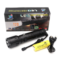 ไฟฉายแรงสูง XML T20 รุ่น JX-2025 80000Lumens / 90000W ปรับแสงได้ 5โหมด ไฟฉายซูม ไฟฉายฉุกเฉิน สว่างมา