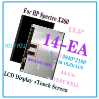 Test 13.5’’ UHD OLED LCD L99010-110 for HP Spectre x360 14t-ea000 14-EA LCD Display Touch Screen Digitizer Assembly ATNA35VJ01