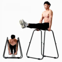Multifunctional Detachable Parallel Bars, Body Press Dip Bar Fitness Station, Heavy Duty Strength Power Training Stand