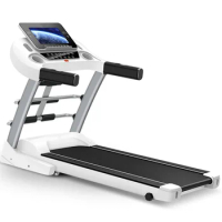 foldable 2 in 1 treadmill speed 0.8 - 22 km/hr electric treadmill for home with bluetooth