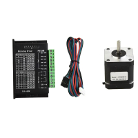 ไดรเวอร์มอเตอร์รุ่นใหม่ 4.0A พร้อมมอเตอร์แกนกว้างแบบขั้นตอน (Stepper Motor) 42BYGH40 สำหรับ NEMA 17