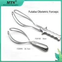 Futaba obstetric forceps gynecological surgical instruments, 26.5cm caesarean section, 36cm normal delivery