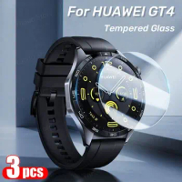 3Pcs Tempered Glass For HUAWEI Watch GT 4 46MM 41MM Screen Protector Anti-scratch Clear Protective Glass For HUAWEI Watch GT4