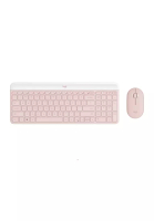 Logitech MK470 Slim 無線鍵盤和鼠標套裝 英文版 (粉紅色)- 平行進口貨