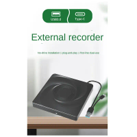 Ổ đĩa CD / DVD bên ngoài, Cầm Tay, Đầu đọc ổ đĩa DVD + / RW, Đầu đọc ổ đĩa quang, USB 3.0 và Type-C,