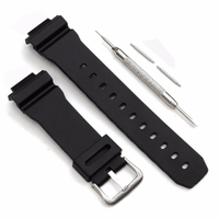 Black Watch Band Strap Replacement For Casio G Shock DW-6900 DW-6600 GW-6900 G-6900 Silicone Wristba