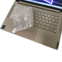 【Ezstick】Lenovo Yoga Slim 7i 14吋 奈米銀抗菌TPU 鍵盤保護膜(鍵盤膜)