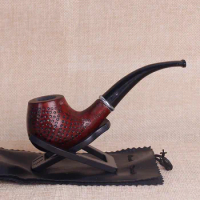 Classic Redwood Tobacco Pipe Carving Chimney Filter Wood Smoking Pipes Herb Cigar Narguile Grinder Smoke Cigarette Holder