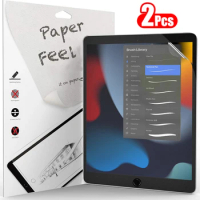 2pcs Paper Like Screen Protector For Ipad 9 8 7 6 5 9th Generation 8th 7th 10 Ipad Pro 11 10.5 9.7 Air 5 4 Mini 6 No Glass