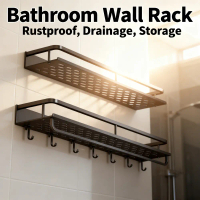 Stylish Metal Triangle Shelf - Perforation-Free, Wall-Mounted Storage Rack (Model: ABC123) for Moder