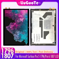 12.3“ Original For Microsoft Surface Pro 5 1796 LCD Display Touch Screen Digitizer For Microsoft Surface Pro 6 1807 Lcd Assembly