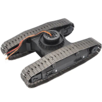 RC Chassis With Infinite Rotation Full Metal Crawler Walking Motor For Upgrade Huina 1:14 1550/ 1592/ 1593/ 1594 Excavator Model