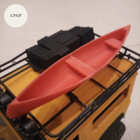 Miniature Canoe / Kayak/ Perahu untuk aksesoris RC Adventure skala 1:10-1:12